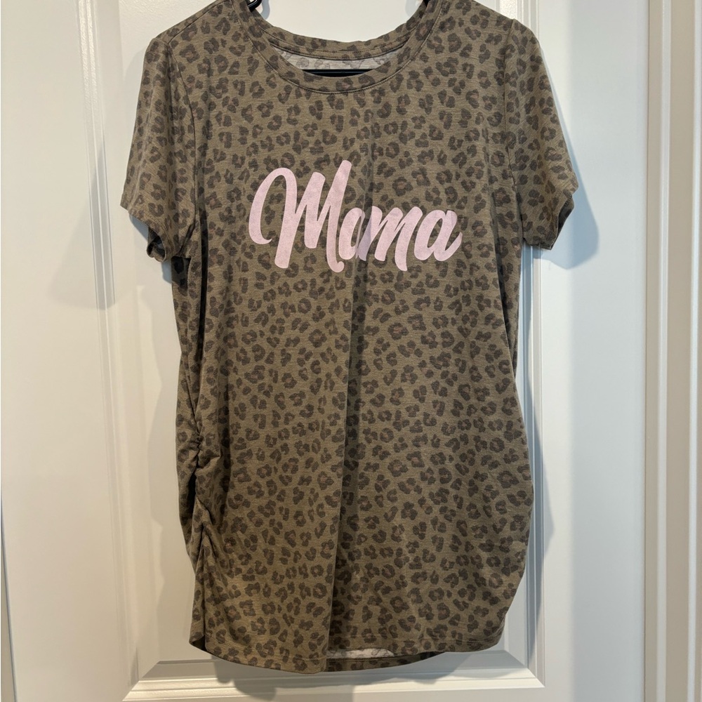Sonoma Leopard Print 'Mama' T-Shirt